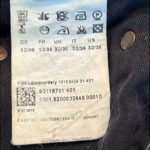 Hugo BossβOrange Tag Embroidered RN 73816 32 - Picture 14 of 15